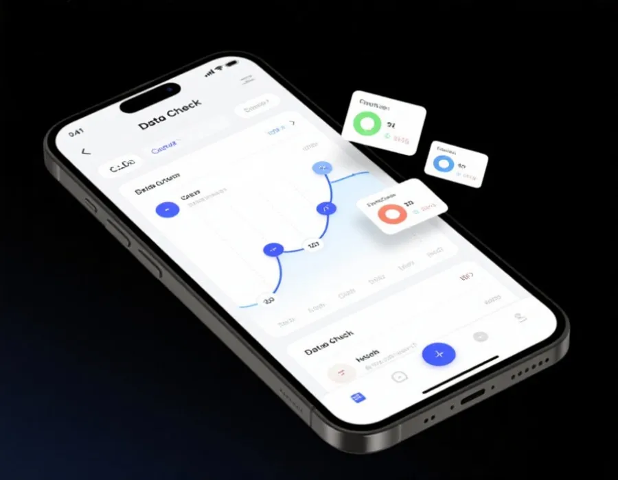 移动端查询与时间轴示意图